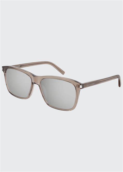 mens saint laurent sunglasses|saint laurent sunglasses men's translucent.